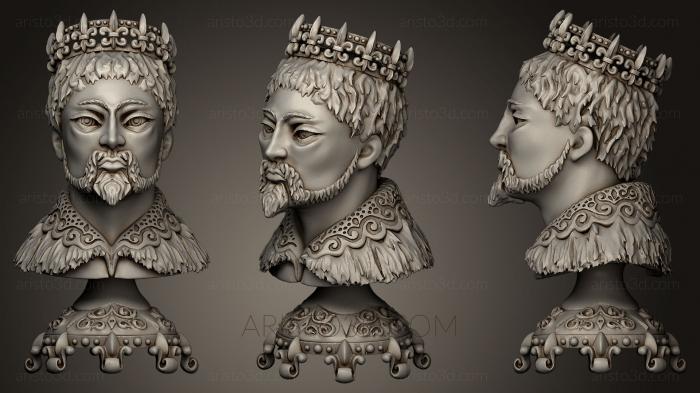 Busts of heroes and monsters (BUSTH_0460) 3D model for CNC machine